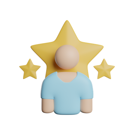 Estrela de celebridade  3D Icon