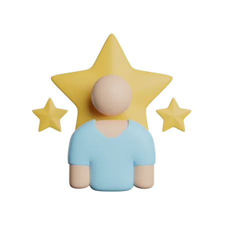 Estrela de celebridade  3D Icon
