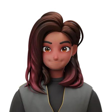 Celebrity Woman  3D Icon