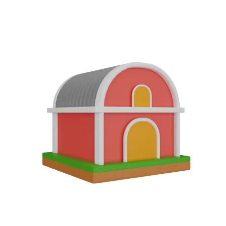 Celeiro  3D Icon