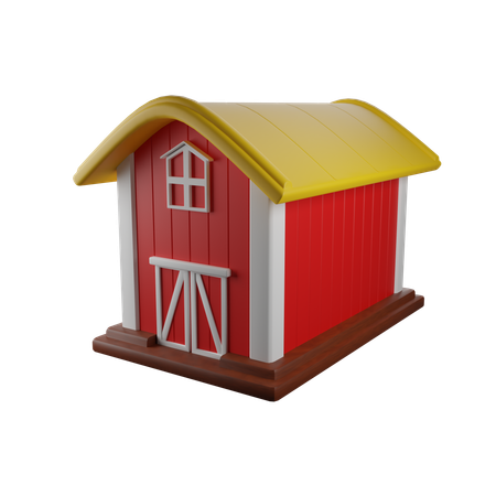 Celeiro  3D Icon