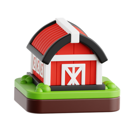 Celeiro  3D Icon