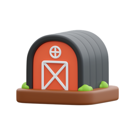 Celeiro  3D Icon