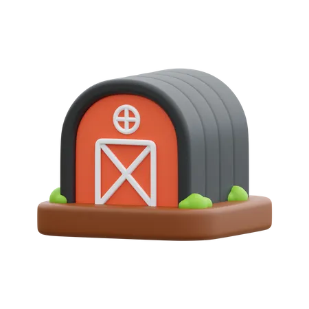 Celeiro  3D Icon