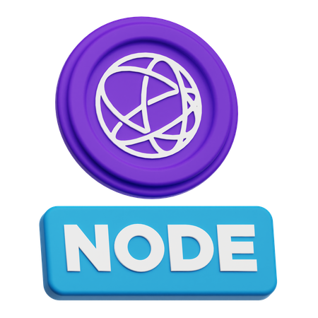 天体ノード  3D Icon