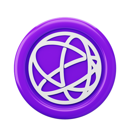 Celestia TIA Coin  3D Icon