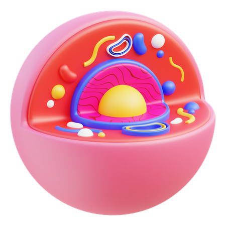 Cell  3D Icon