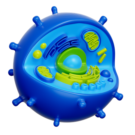 Cell  3D Icon