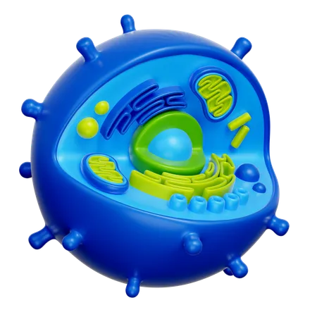 Cell  3D Icon