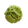 3d cell extruded sphere illustration