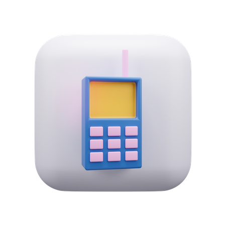 Cell Phone  3D Icon