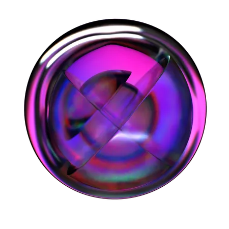 Cell Shaped Sphere  3D Icon