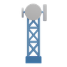 cell tower 3d illustration