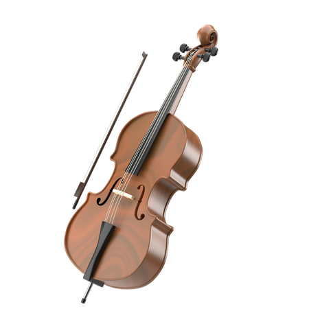 Cello  3D Icon