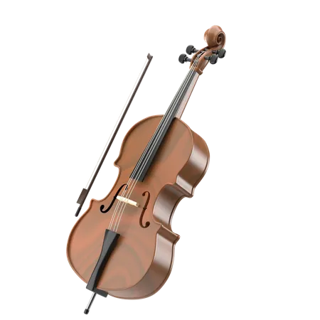 Cello  3D Icon