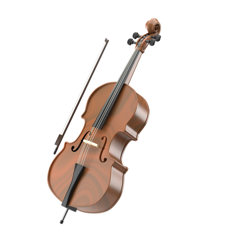 Cello  3D Icon