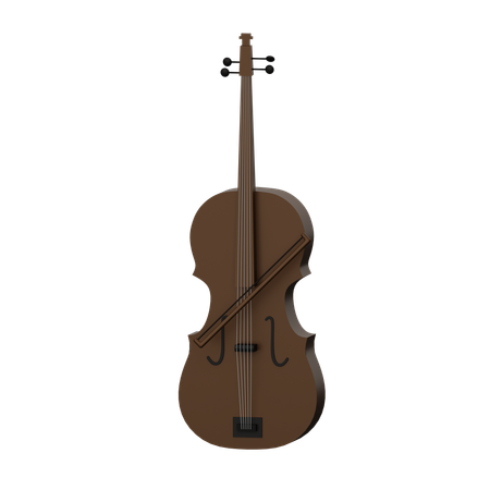 Cello  3D Icon