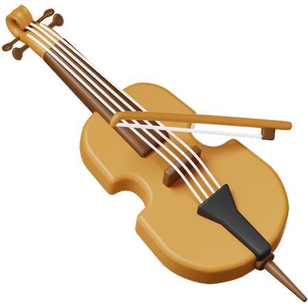 Cello  3D Icon