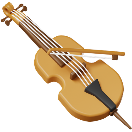 Cello  3D Icon
