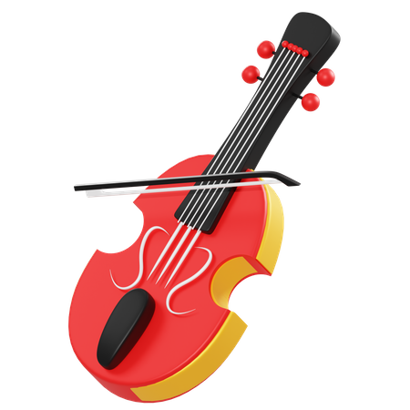 Cello  3D Illustration