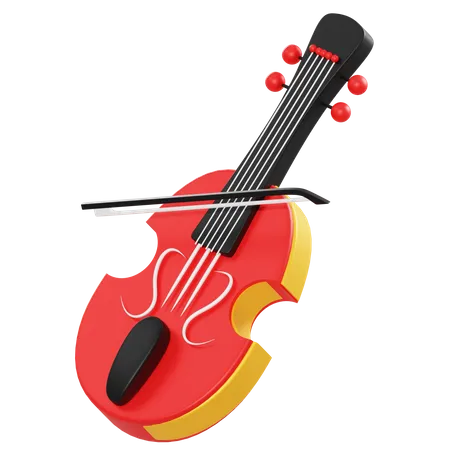 Cello  3D Illustration