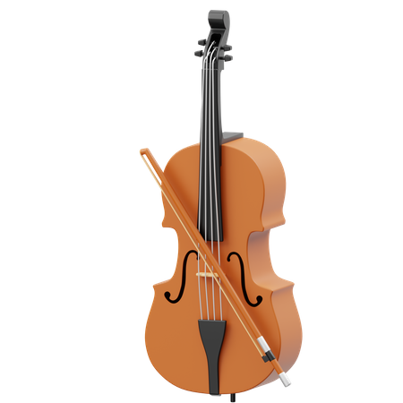 Cello  3D Icon