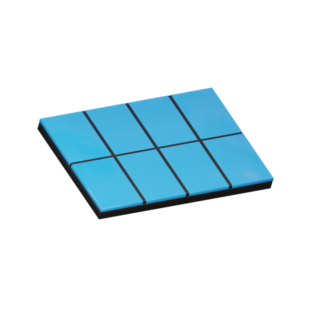 Cellule photovoltaïque  3D Icon