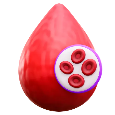 Cellules sanguines  3D Illustration