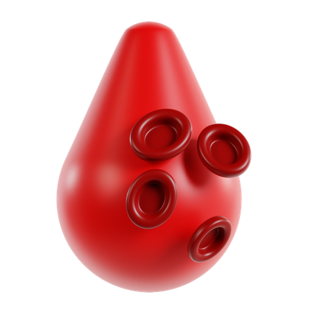 Cellules sanguines  3D Icon