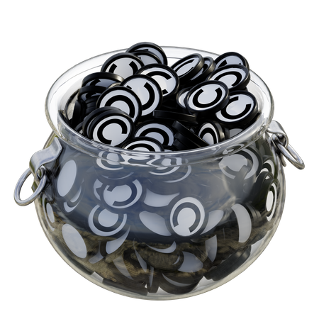 Celr Clear Glass Pot  3D Icon