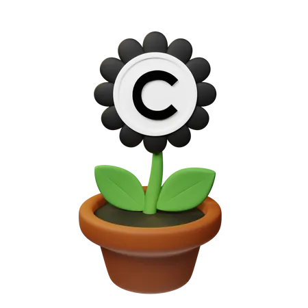 Celr-Crypto-Pflanztopf  3D Icon