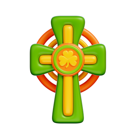 Celtic Cross  3D Icon