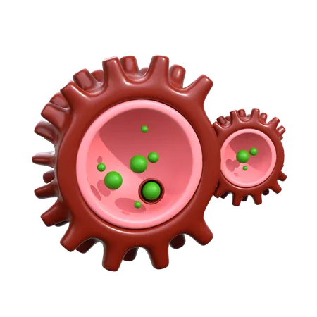 Célula cancerosa  3D Icon