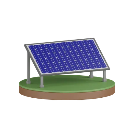 Celda fotovoltaica  3D Icon