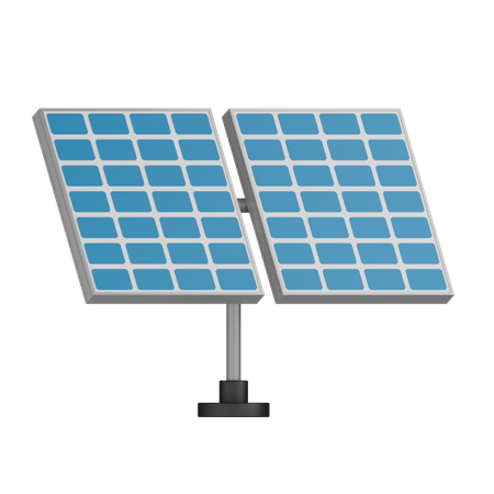 Célula fotovoltaica  3D Icon