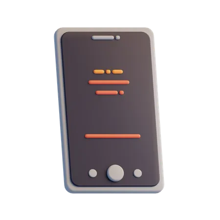 Celular  3D Icon