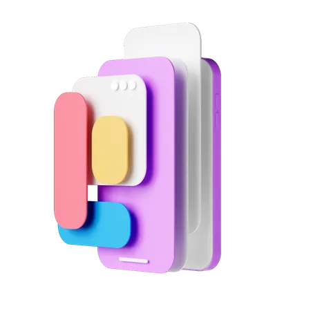 IU móvel  3D Icon