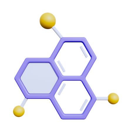 Células atômicas  3D Icon