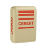 cement 3d illustration