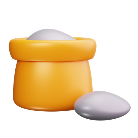 Cement Bag  3D Icon