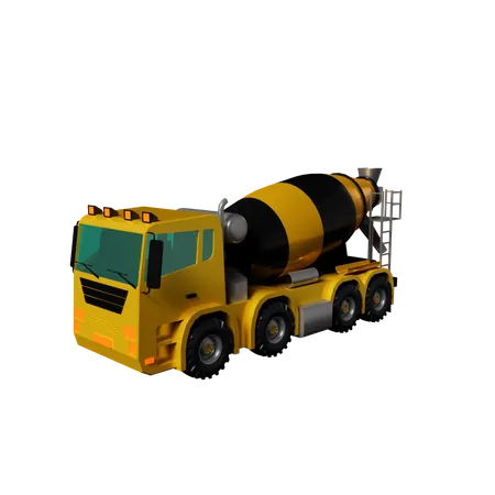 Cement Mixer  3D Icon