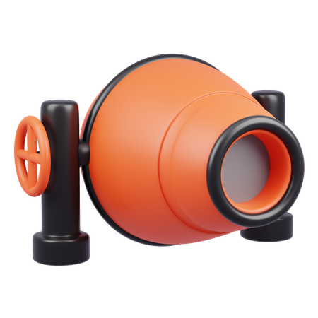 Cement Mixer  3D Icon