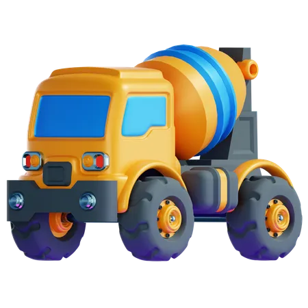 CEMENT MIXER TRUCK TOYS  3D Icon
