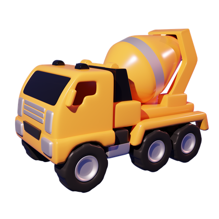 Cement Mixer Truck Toys  3D Icon