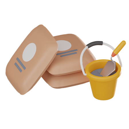 Cement Sack  3D Icon