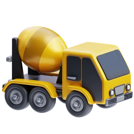 Cement Truck  3D Icon