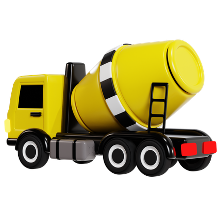 Cement Truck  3D Icon