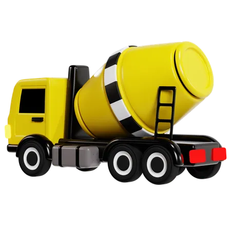 Cement Truck  3D Icon