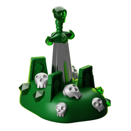 Cementerio  3D Icon