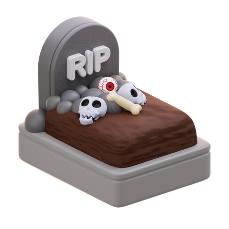 Cementerio  3D Icon